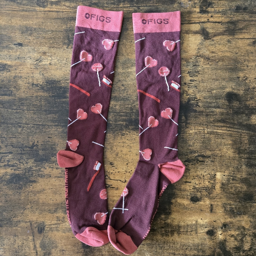 New Figs Compression Socks Actual Size M